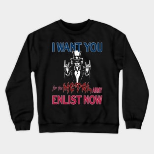 Rock Out with Uncle Sam Crewneck Sweatshirt